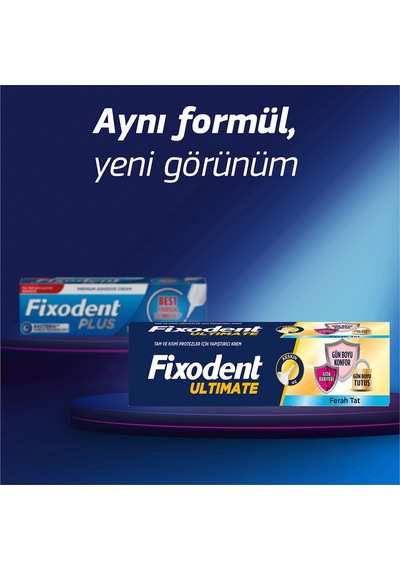 Ultimate Ferah Tat Diş Protezi Yapıştırıcı Krem 40g
