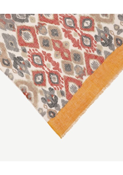 Yargıcı Geometrik Desenli Şal 26yksl1016x 320 Çok Renkli