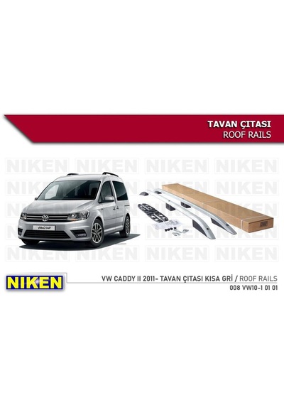 Vw Caddy Tavan Çıtası Port Bagaj Taşıyıcı Gri 2011+