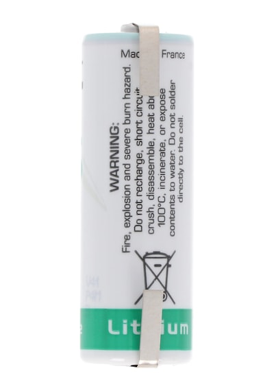 Saft Ls17500 Lityum Pil, Boyut A, Lehim Halkası U Şeklinde