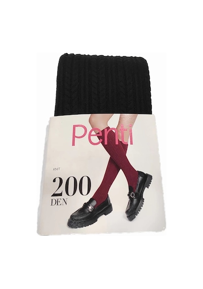 Penti Knit Dizaltı Pantalon 200 Denye Çorap Siyah