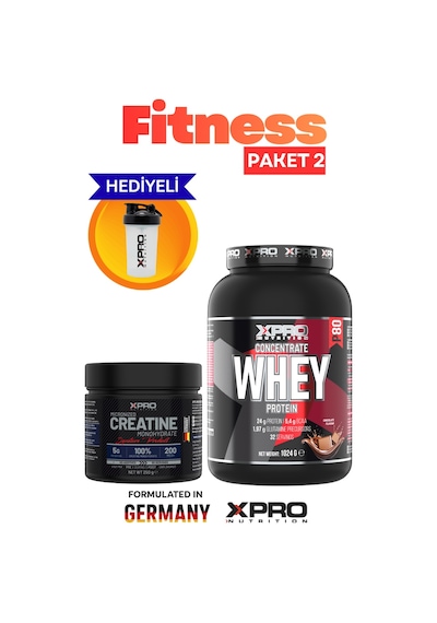 Xpro Nutrition Whey 1024 Gr Çikolata + 250 Gr Creatine Paketi
