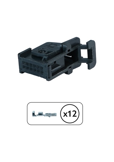 Sigorta Soketi Siyah 12 Pin Kablosuz