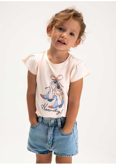 Kız Çocuk Denim Şort Açık Mavi 236 Açık Mavi