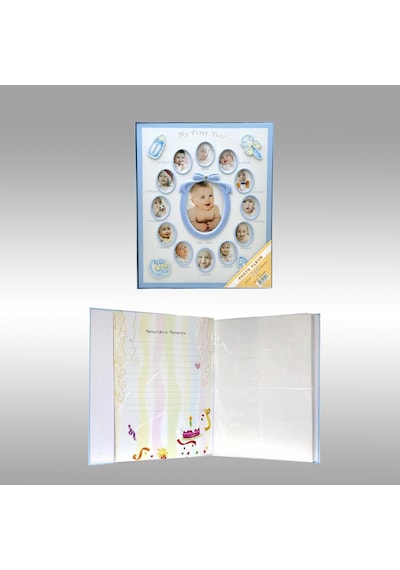 Nurcan Foto NRCN-6406 10 x 15 CM 240'lık Bebek 12 Ay Çerçeveli Fotoğraf Albümü