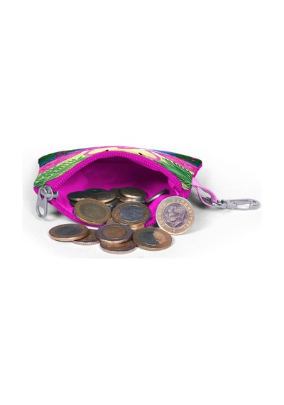 Coral High Pembe Flamingolu Bozuk Para Çantası 21770