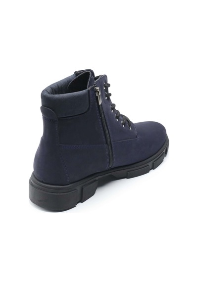 Costo Shoes Büyük Numara Erkek Bot Rahat Geniş Kalıp Lacivert