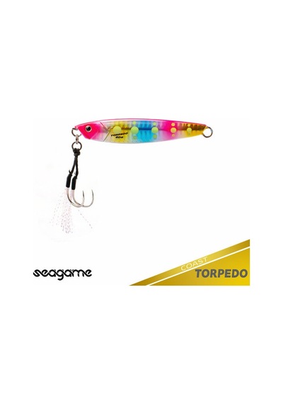 Seagame Torpedo Coast 60g 201 Glow Dot Raınbow