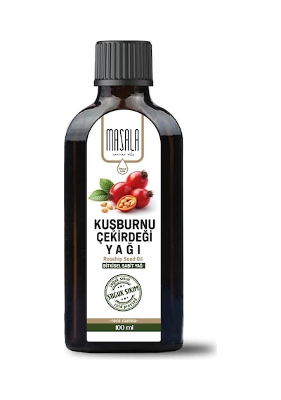 Kuşburnu Çekirdeği Yağı 100 Ml. Soğuk Pres - Cam Şişe 100 G