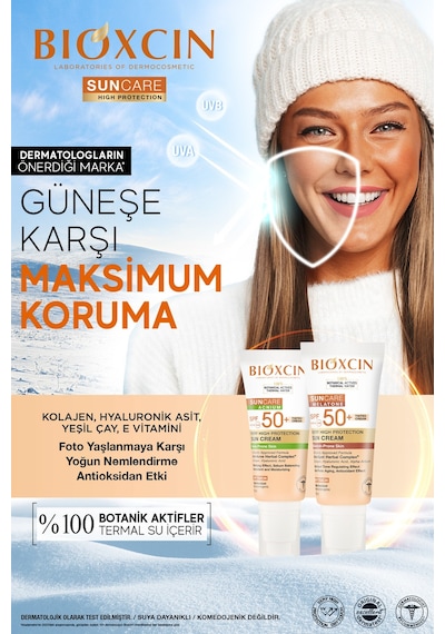 Sun Care Lekeye Eğilimli  Ciltler Renkli Spf 50 Güneş Kremi 50 ml Tinted Arbutin, Kolajen, Hyaluronik