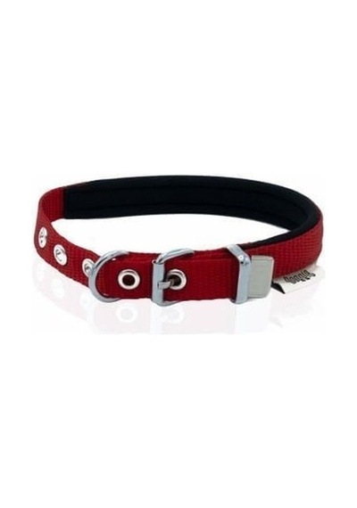 Doggie Konfor Dokuma Boyun Tasması Kırmızı 1,5X20-25Cm Kırmızı