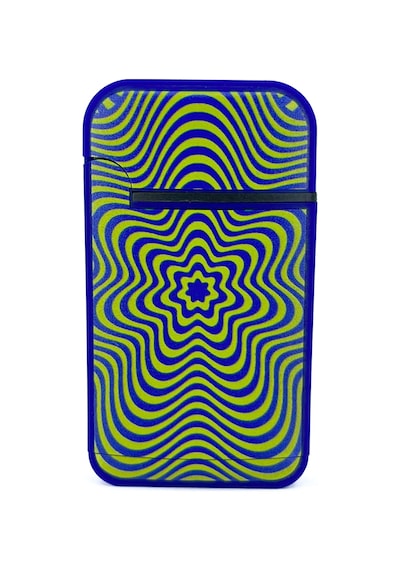 Zengaz Cool Tasarım Jet Alev Çakmak - Abstract Star Lacivert