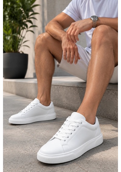 Ht Hotin Laviathan Erkek Günlük Bağcıklı Spor Ayakkabı Sneaker Rahat Ve Şık Tasarım - Beyaz Ht Hotin Laviathan Erkek Günlük Bağcıklı Spor Ayakkabı Sneaker Rahat Ve Şık Tasarım - Beyaz