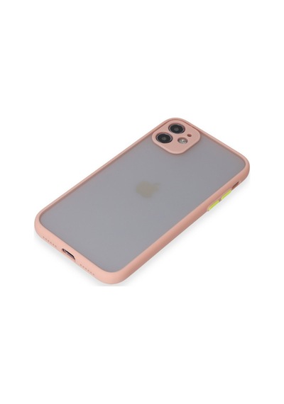 Apple iPhone Uyumlu 11 Kılıf Montreal Silikon Kapak - Pembe Bzsxx00 1