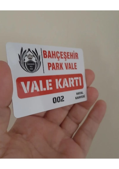 Vale Kartı 25 x 2 Sıra Numaralı 50 Adet