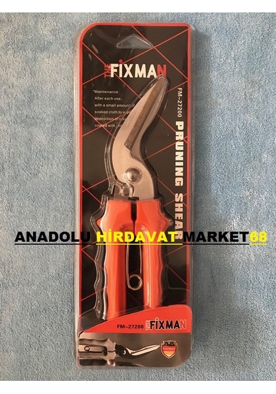 Kombine Makas Bitki Ve Çiçek Budama Makası Sac Tel Karton Teneke N11.459