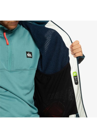 Quiksilver Ultralight Erkek Gri Snowboard Ceketi 30091