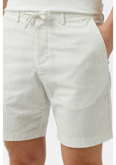 Lacoste Men's Slim Fit Bermuda Shorts Erkek Dar Kesim Pamuk Bermuda Şort Beyaz