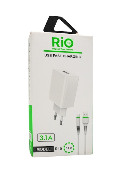 Rio Tech 18w 3.1a Usb - Micro Şarj Seti Samsung Xiaomi Uyumlu Hızlı Ve Ekonomik