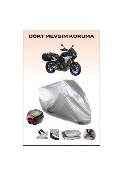 Yamaha Tracer 900 Gt Arka Çanta Uyumlu Motosiklet Branda Su Geçirmez Dayanıklı Kumaş