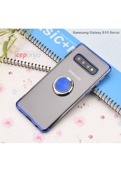 Galaxy S10E Yüzüklü Stantli Köseleri Renkli Seffaf Gess Kilif 328715156 - Kampanya-Renk / Istemiyorum-Rose