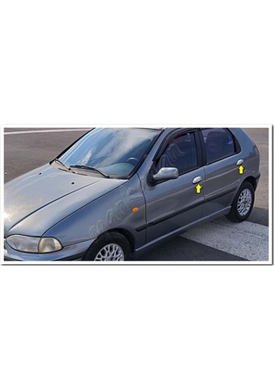 Woc Chrome Fiat Palio Krom Kapı Kolu 1998-2011 4 Kapı Paslanmaz Ç