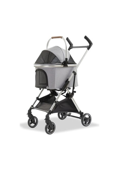 Eurodog - 410 - Katlanabilir Köpek Arabası Gri - Spt-gld - 60x44x100 Cm