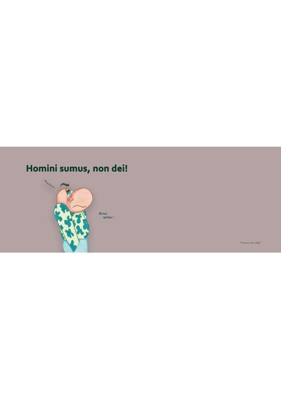 Homini Sumus Non Dei İnsanız, Tanrı Değil Eng Hediye Kupa Love Bug-t Açık Kahverengi