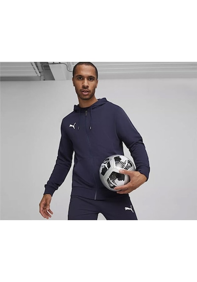 Puma Teamgoal Casuals Hooded Erkek Futbol Ceketi 65859506 Lacivert Lacivert