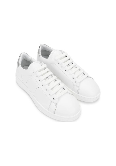 Tamer Tanca Kadın Hakiki Deri Beyaz/gümüş Sneakers & Spor Ayakkabı 1060 25113 Bn Ayk Y25 Beyaz/gumus Dr Beyaz
