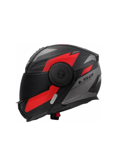 Ls2 Scope 2 Durıa Kask Siyah Vizör Mat Siyah Kırmızı