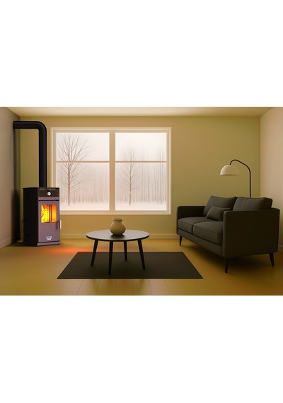 Sılver 8 Kw Kuzine/ Manuel Pelet Ve Odun Sobası / Baba's Stove
