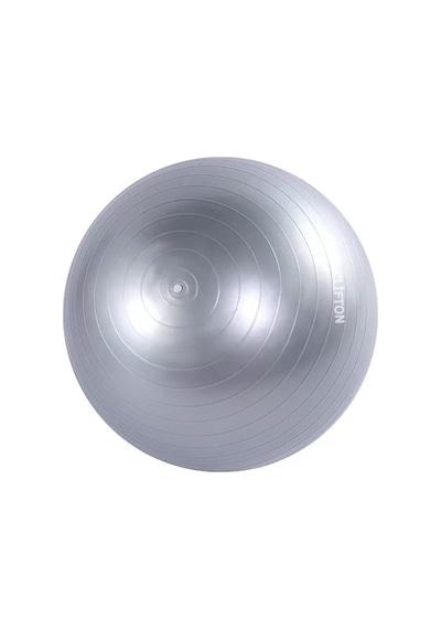 65 Cm Fitilli Pilates Topu Ve Pompa Seti Plates Denge Yoga Spor Egzersiz Top, Tek Ebat, 65grclffff, Gri