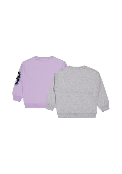 Civil Girls New York Baskılı 2'li Set 6-9 Yaş Sweatshirt Çok Renkli