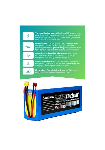 Onvo Ov-012 X Plus Batarya 48v 19.2ah Pil