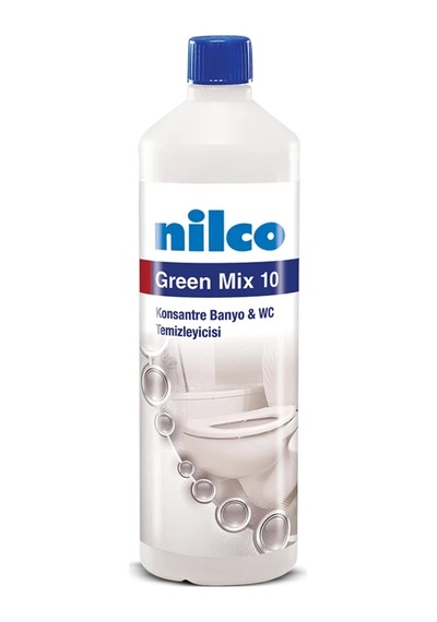 Nilco 32001034 Green Mix 10 Konsantre Banyo Ve Wc Temizleme Ürünü 1000 Ml