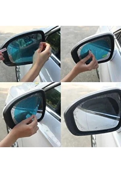 Kia Venga Yağmur Suyu Kaydırıcı 2li Oto Cam Film Araç Yan Dikiz Aynası Buğu Önleyici