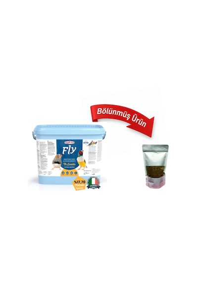 Raggio Di Sole Fly Exotic Premium Kurtlu Hafif Nemli Mama 250gr Bölünmüş