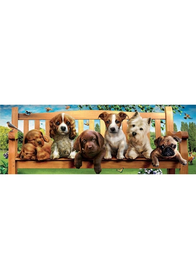 Educa Puzzle 1000 Parça Köpek Yavrusu Panorama 19038
