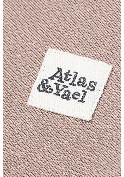 Atlasyael Atlas&yael %100 Organik Pamuk Gots Organik Belgeli Oversize Bebek Üst Sweat - Toprak