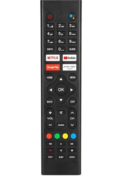 LCD LED KUMANDA SUNNY ANDROID SES KOMUTLU NETFLİX YOUTUBE GOOGLE PLAY PRİME VİDEO TUŞLU