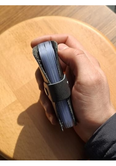 Xmlbayiciniz Kredi Kartlık Hakiki Deri İçi Şeffaf 10 Bölmeli Mini Kartlık Kartvizitlik 9 X 7 Cm Siyah Genel