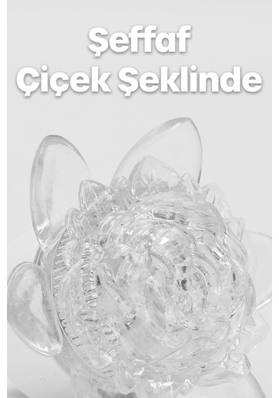Rgb Gece Lambası Çiçek Tip On/off Tuşlu Koridor Hol Işığı Uyuma Işığı Renkli Işık Beyaz Gc06 Beyaz