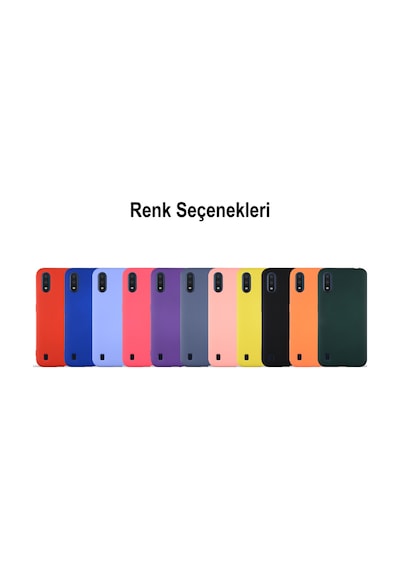 Samsung Galaxy Uyumlu M01 Kılıf İçi Kadife Lansman Silikon Kapak