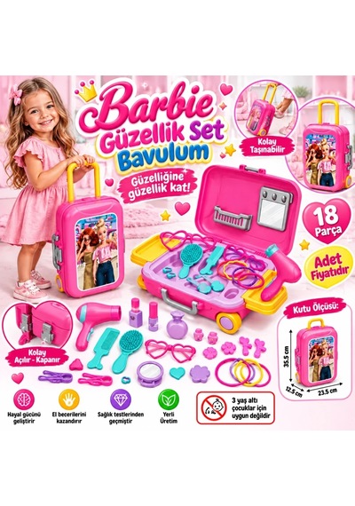 Şık Güzellik Seti Bavulu 1 Adet