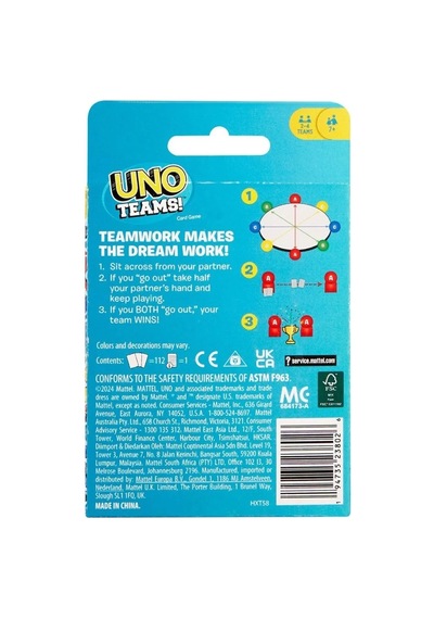 Ers Hxt58 Uno Teams Kartlar