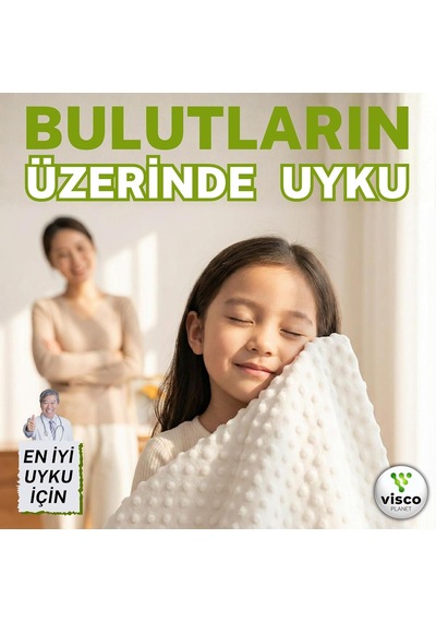 Ortopedik Çocuk Yastığı Boyun Destekli Terletmeyen Ergonomik Uyku Yastığı Genel