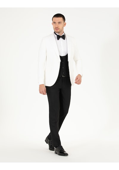 Pierre Cardin Erkek Beyaz Smokin 50265143-vr013 Beyaz
