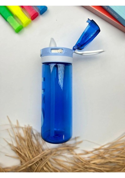 H2o Polikarbon Matara Pipetli 800 Ml Mavi Renk - Mavi