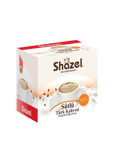 Shazel Hazır Sütlü Türk Kahvesi Şekersiz 12'li Paket 2'li Ekonomik Paket - 2 Adet Tarı